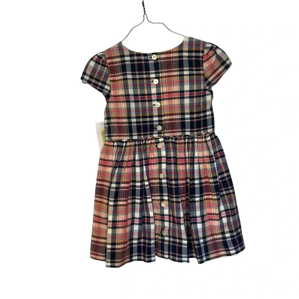 Ralph Lauren Pink and Blue Plaid Kids Dress